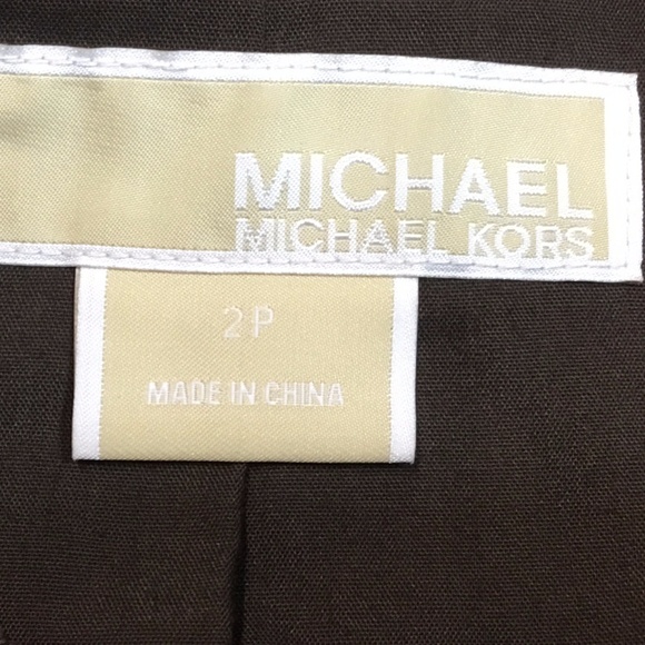 Chocolate Brown Linen Jacket with Mandarin Collar - Picture 4 of 8